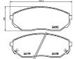 Sada brzdových destiček, kotoučová brzda HELLA PAGID 8DB 355 011-931