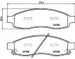 Sada brzdových destiček, kotoučová brzda HELLA PAGID 8DB 355 013-671