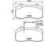 Sada brzdových destiček, kotoučová brzda HELLA PAGID 8DB 355 014-061