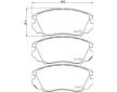 Sada brzdových destiček, kotoučová brzda HELLA PAGID 8DB 355 013-051