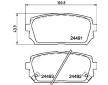 Sada brzdových destiček, kotoučová brzda HELLA PAGID 8DB 355 012-971