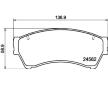 Sada brzdových destiček, kotoučová brzda HELLA PAGID 8DB 355 013-701