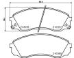 Sada brzdových destiček, kotoučová brzda HELLA PAGID 8DB 355 013-541