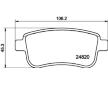 Sada brzdových destiček, kotoučová brzda HELLA PAGID 8DB 355 025-421