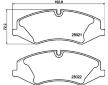 Sada brzdových destiček, kotoučová brzda HELLA PAGID 8DB 355 015-081