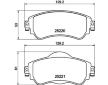 Sada brzdových destiček, kotoučová brzda HELLA PAGID 8DB 355 015-931