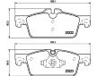 Sada brzdových destiček, kotoučová brzda HELLA PAGID 8DB 355 015-711