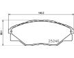 Sada brzdových destiček, kotoučová brzda HELLA PAGID 8DB 355 019-811