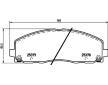 Sada brzdových destiček, kotoučová brzda HELLA PAGID 8DB 355 020-571