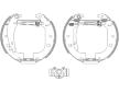 Sada brzdových čelistí HELLA PAGID 8DB 355 004-071