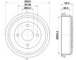 Brzdový buben HELLA PAGID 8DT 355 301-291