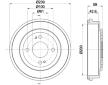 Brzdový buben HELLA PAGID 8DT 355 301-981