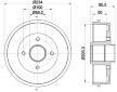 Brzdový buben HELLA PAGID 8DT 355 301-391