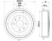 Brzdový buben HELLA PAGID 8DT 355 301-421