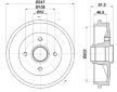 Brzdový buben HELLA PAGID 8DT 355 300-481