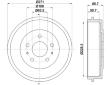 Brzdový buben HELLA PAGID 8DT 355 300-661