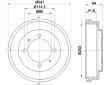 Brzdový buben HELLA PAGID 8DT 355 300-841