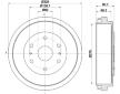 Brzdový buben HELLA PAGID 8DT 355 301-111