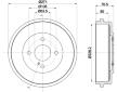 Brzdový buben HELLA PAGID 8DT 355 303-191