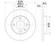 Brzdový kotouč HELLA PAGID 8DD 355 100-131