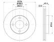 Brzdový kotouč HELLA PAGID 8DD 355 100-591