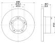 Brzdový kotouč HELLA PAGID 8DD 355 100-901