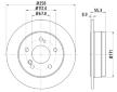 Brzdový kotouč HELLA PAGID 8DD 355 100-961