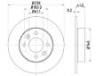 Brzdový kotouč HELLA PAGID 8DD 355 101-221
