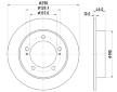 Brzdový kotouč HELLA PAGID 8DD 355 101-291