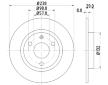 Brzdový kotouč HELLA PAGID 8DD 355 101-451