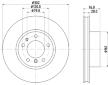 Brzdový kotouč HELLA PAGID 8DD 355 101-741