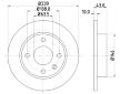 Brzdový kotouč HELLA PAGID 8DD 355 102-211