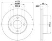 Brzdový kotouč HELLA PAGID 8DD 355 102-431