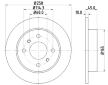 Brzdový kotouč HELLA PAGID 8DD 355 102-661