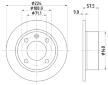 Brzdový kotouč HELLA PAGID 8DD 355 103-011