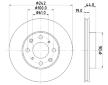 Brzdový kotouč HELLA PAGID 8DD 355 103-101