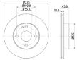 Brzdový kotouč HELLA PAGID 8DD 355 103-171