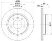 Brzdový kotouč HELLA PAGID 8DD 355 104-281