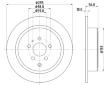 Brzdový kotouč HELLA PAGID 8DD 355 104-461