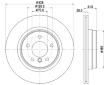 Brzdový kotouč HELLA PAGID 8DD 355 104-571