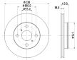 Brzdový kotouč HELLA PAGID 8DD 355 104-781