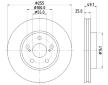 Brzdový kotouč HELLA PAGID 8DD 355 104-891