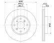 Brzdový kotouč HELLA PAGID 8DD 355 104-991