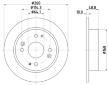 Brzdový kotouč HELLA PAGID 8DD 355 105-311
