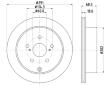 Brzdový kotouč HELLA PAGID 8DD 355 105-421