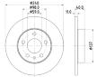 Brzdový kotouč HELLA PAGID 8DD 355 105-511