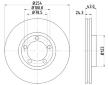 Brzdový kotouč HELLA PAGID 8DD 355 105-631