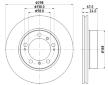 Brzdový kotouč HELLA PAGID 8DD 355 125-451