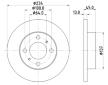 Brzdový kotouč HELLA PAGID 8DD 355 105-761