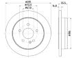 Brzdový kotouč HELLA PAGID 8DD 355 105-851